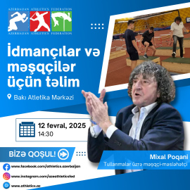  İDMANÇILAR VƏ MƏŞQÇİLƏR ÜÇÜN MİXAL POQANİDƏN TƏLİM! 