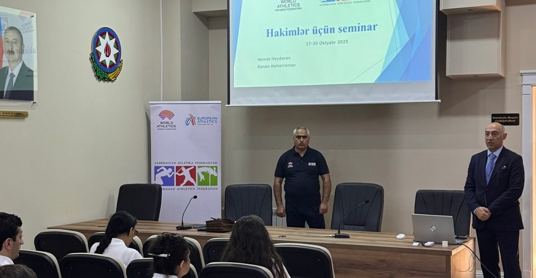Azərbaycan Atletika Federasiyasında &ldquo;Atletika üzrə Hakimlər üçün Seminar&rdquo; keçirilir.