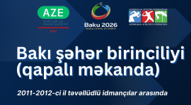 Bakı Atletika Mərkəzində Bakı şəhər birinciliyi keçiriləcək.