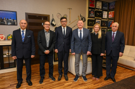 Fərid Qayıbov Avropa Atletika Assosiasiyasının prezidenti Dobromir Karamarinovu qəbul edib.