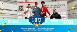 Azərbaycanlı atlet Balkan çempionu oldu