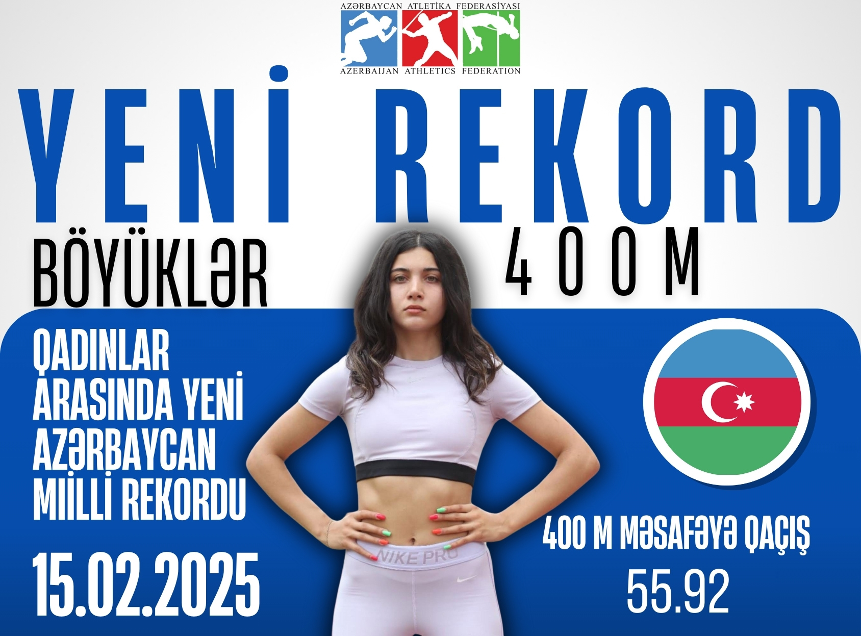 Lamiyə Vəliyevadan yeni rekord&nbsp;