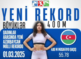 Lamiyə Vəliyeva yenidən rekord qırdı