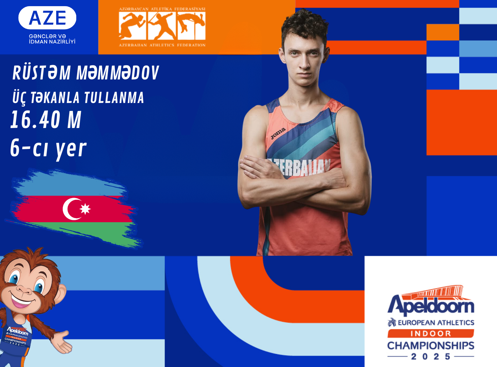 Avropa çempionatında 6-cı yerdə qərarlaşdıq&nbsp;