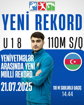 Əmir İsmayılov yeni rekorda imza atdı